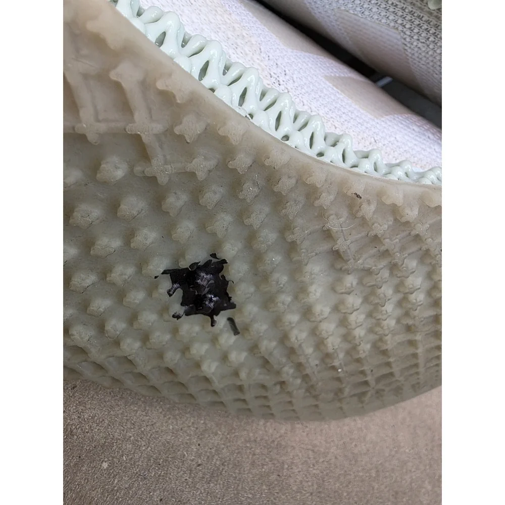 Adidas (Sz 10) Parley x 4D Run 1.0 LTD White Iridescent Running Shoes FW1229
